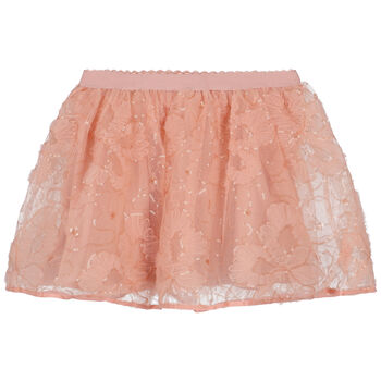 Girls Pink Tulle Skirt